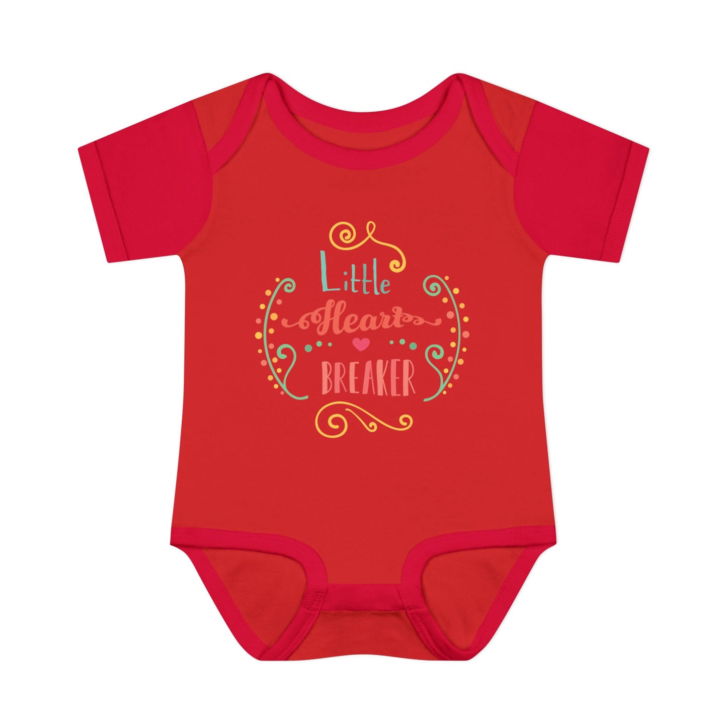 Little Heart Breaker Infant Baby Rib Bodysuit