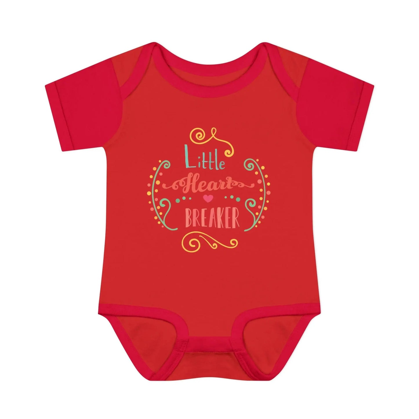Little Heart Breaker Infant Baby Rib Bodysuit Printify