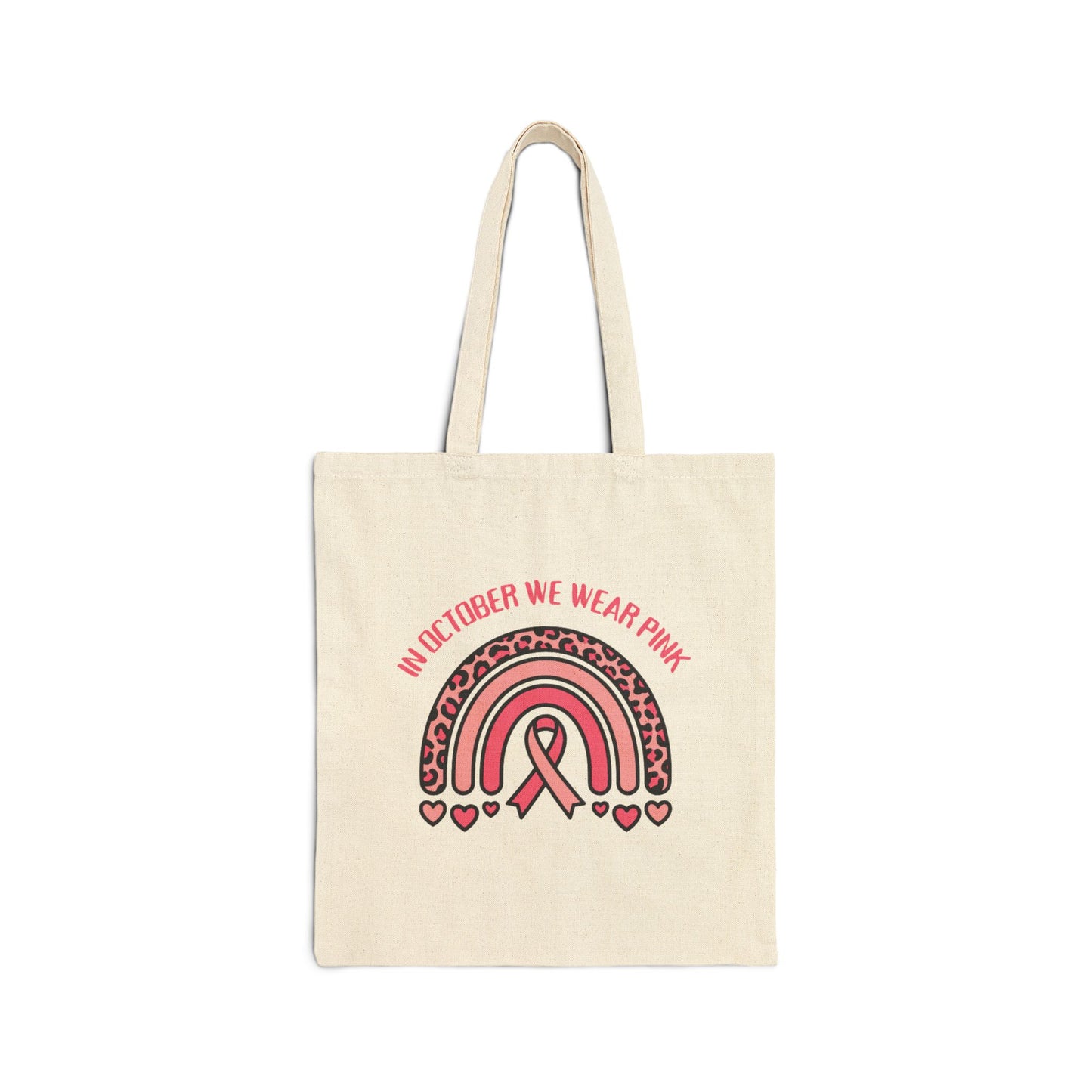 In October We Wear Pink Tote Bag