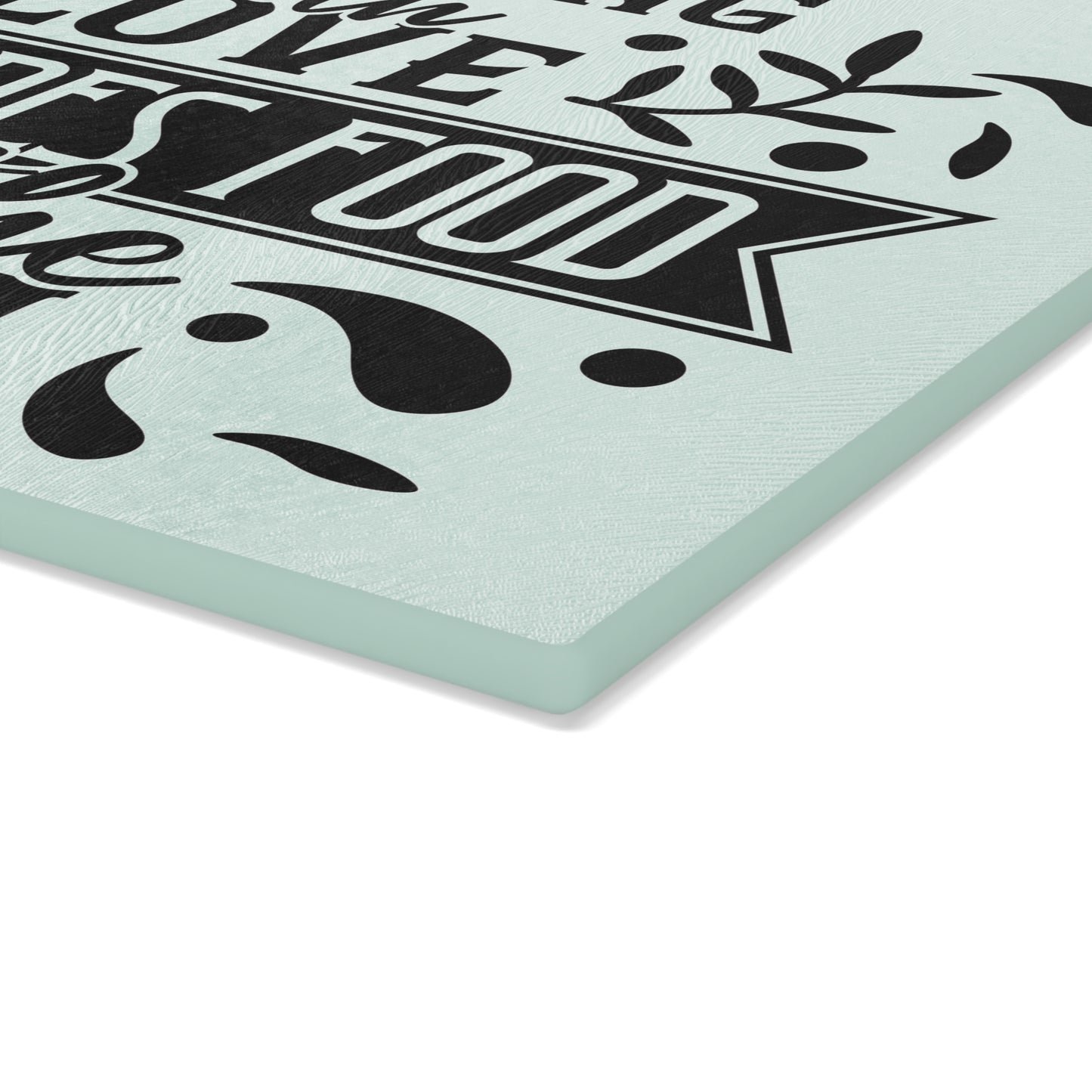 Cooking With Love Provides Food For The Soul Glass Cutting Board
