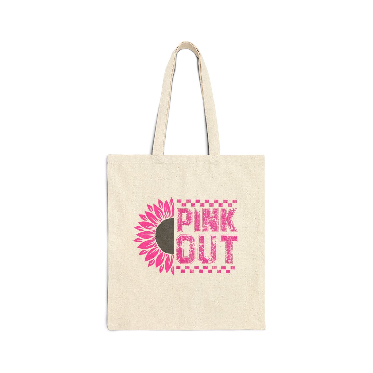Pink Out Sunflower Tote Bag