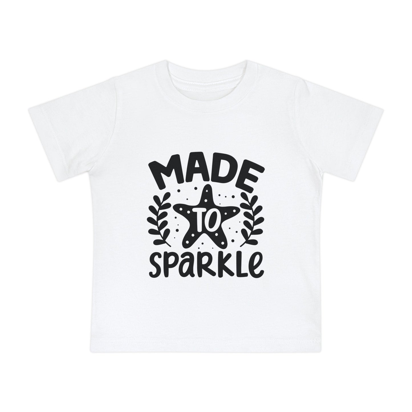 Made To Sparkle Baby Short Sleeve T-Shirt Printify