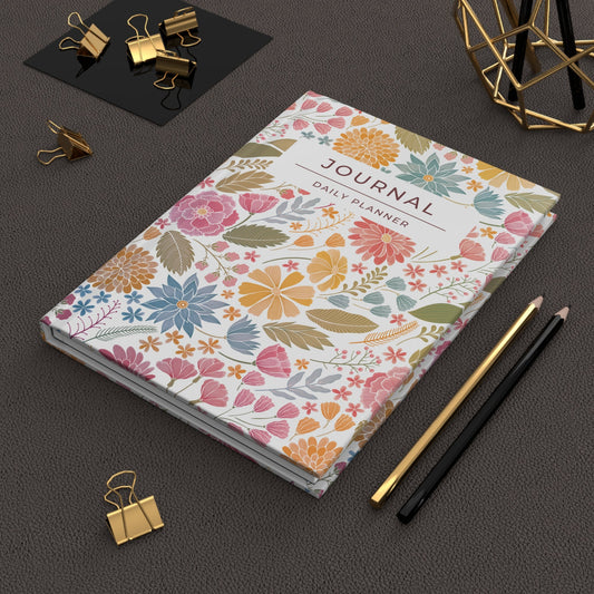 Hardcover Journal Matte- Daily Planner Printify