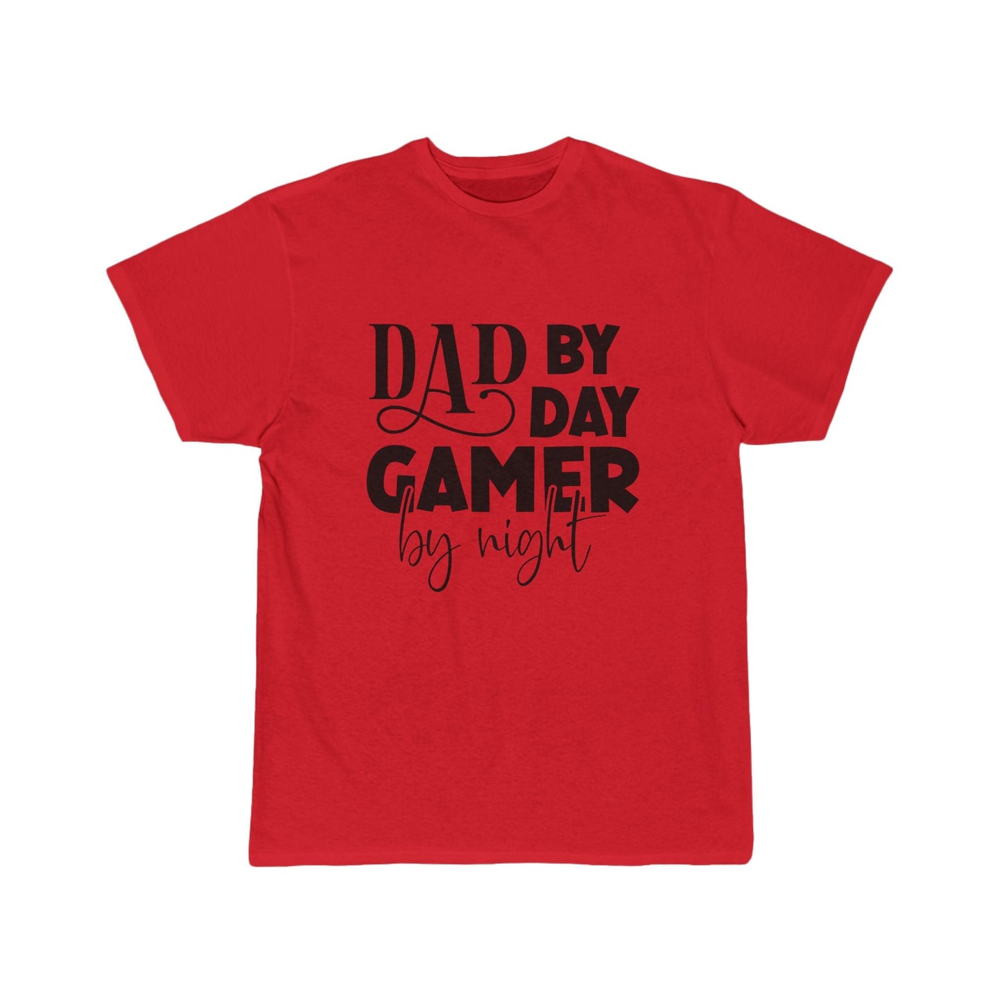 Dad by Day Gamer by Night Men's Short Sleeve Tee Printify