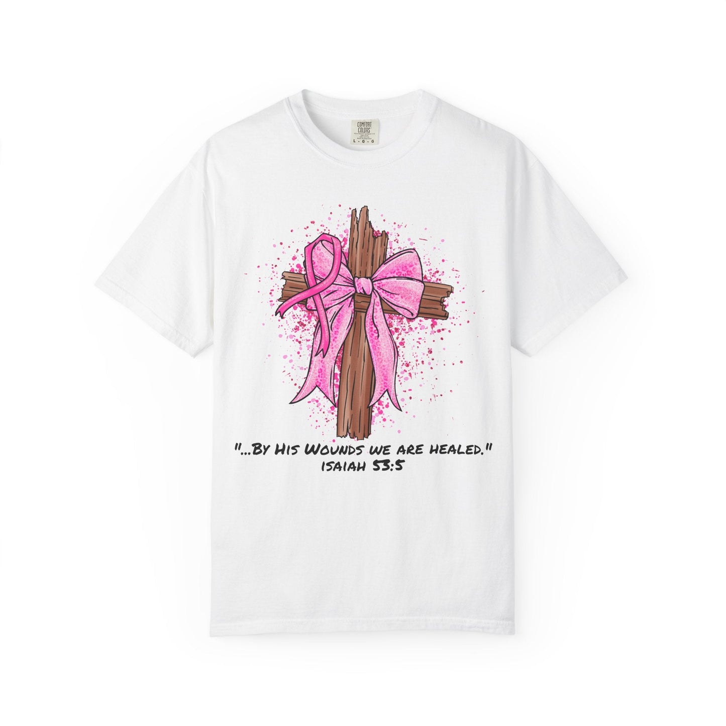 Faith-Inspired Breast Cancer Awareness T-Shirt Printify