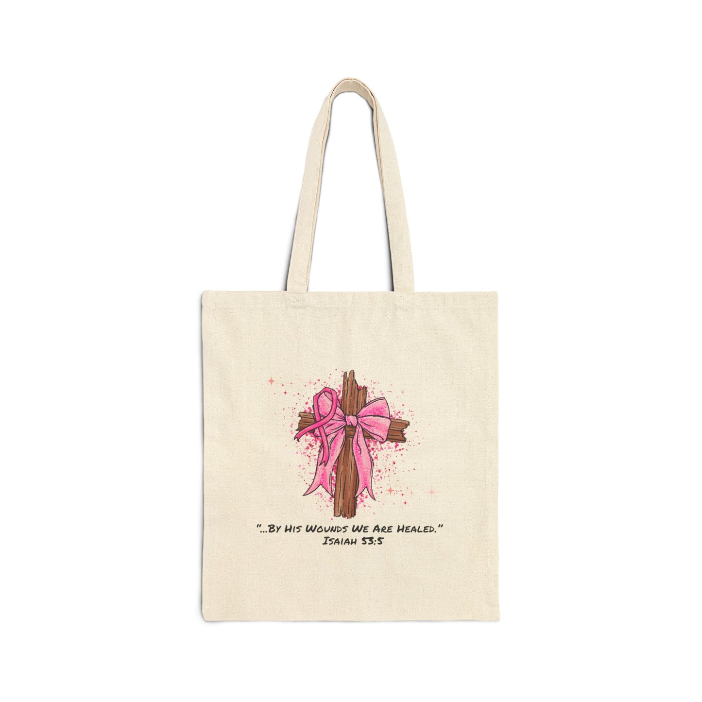 Inspirational Cotton Canvas Tote Bag
