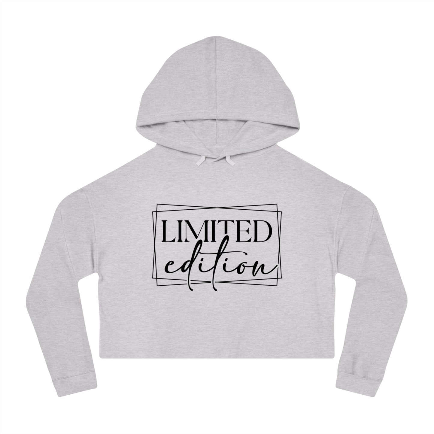 Limited Edition Women’s Cropped Hooded Sweatshirt Printify