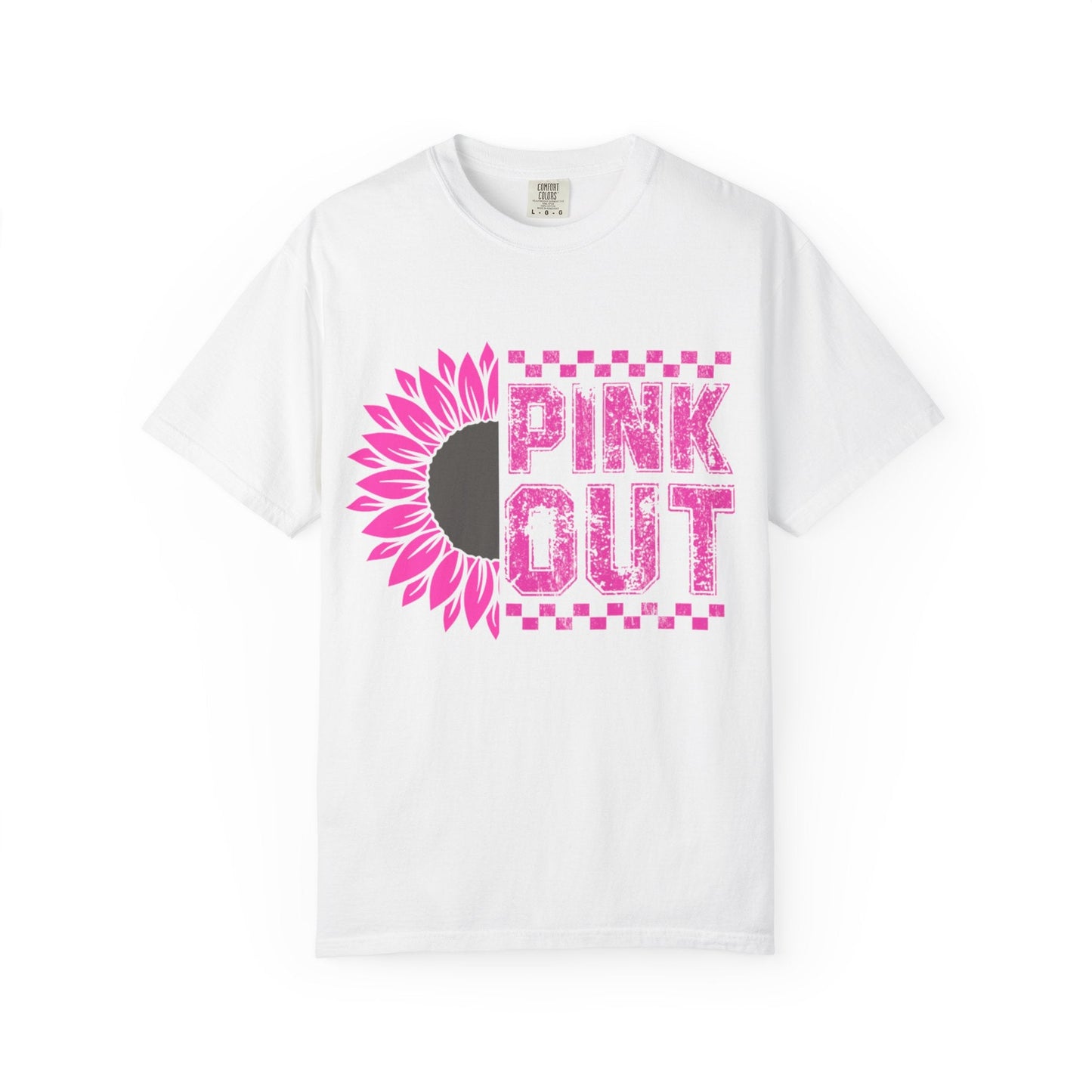 Pink Out Sunflower T-Shirt Printify