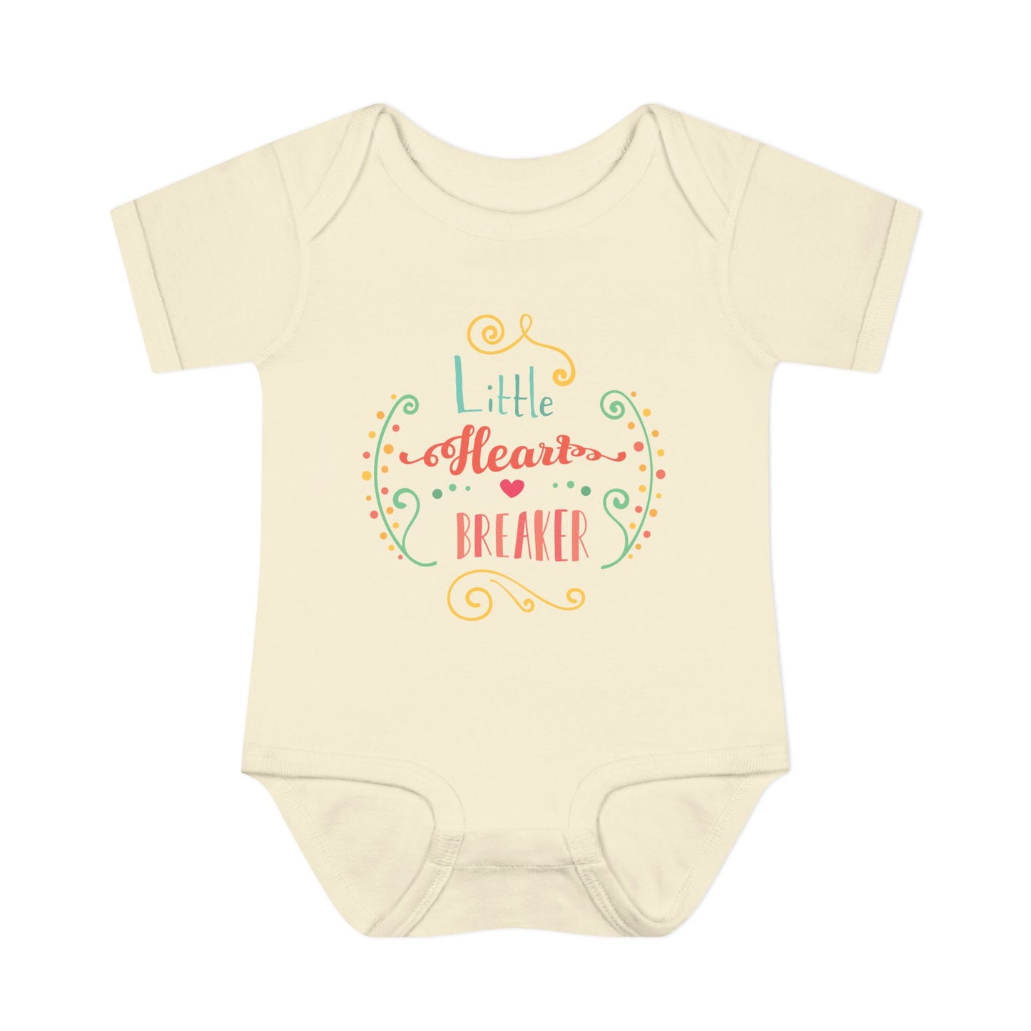 Little Heart Breaker Infant Baby Rib Bodysuit