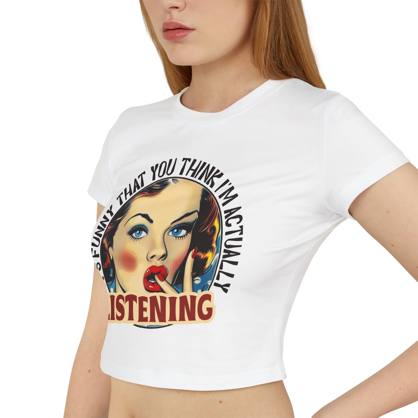 It's Funny Women's Baby Tee