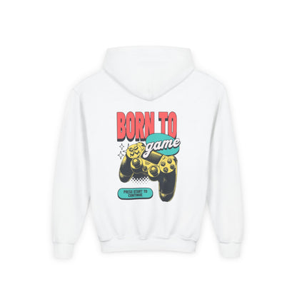 Born to Game Youth Hooded Sweatshirt - Perfect for Gamers