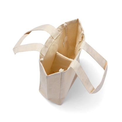 Funny Double Wine Tote Bag - 'Wine Because It's Not Good To Keep Things Bottled Up' - Perfect Gift for Wine Lovers