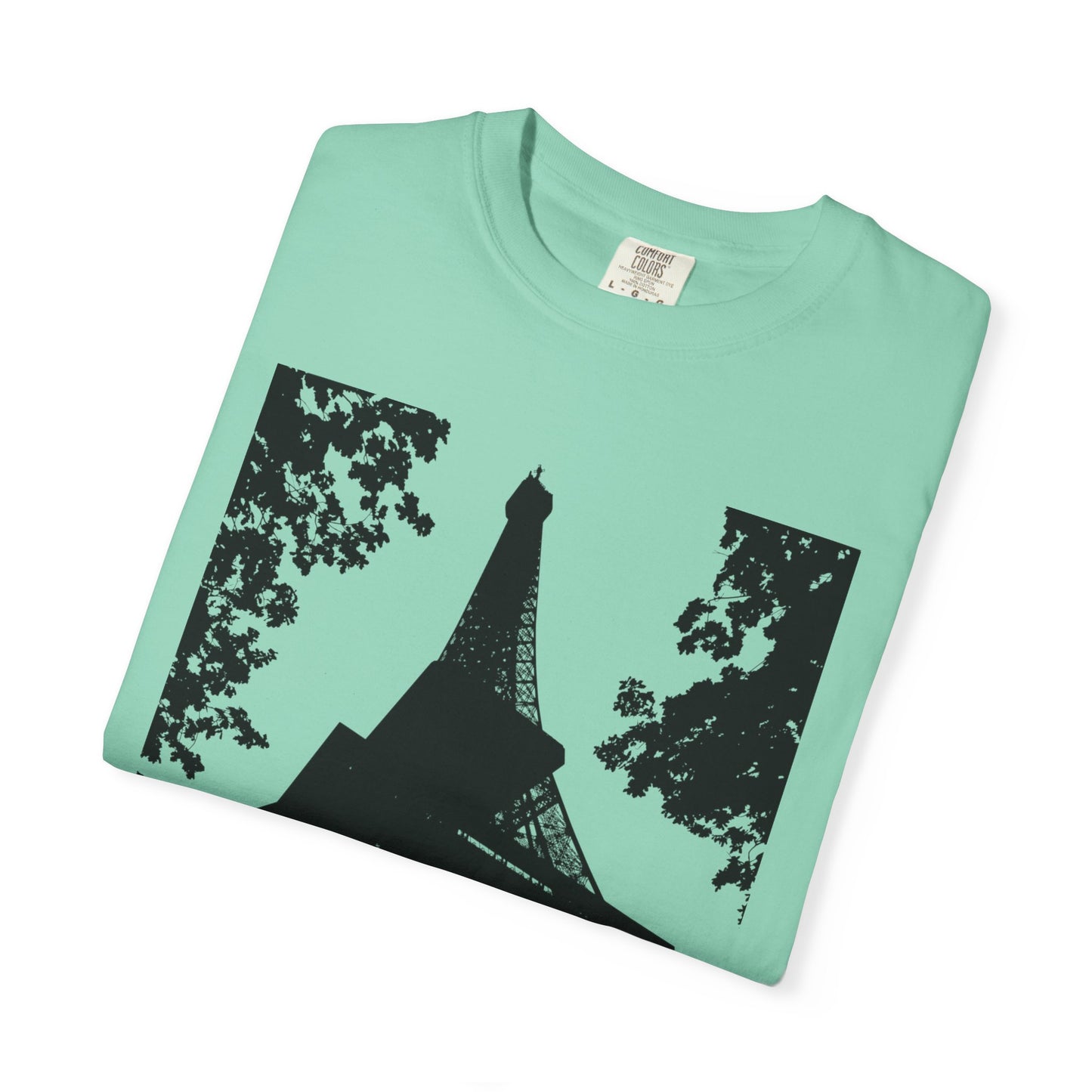 Eiffel Tower Unisex Garment-Dyed T-shirt