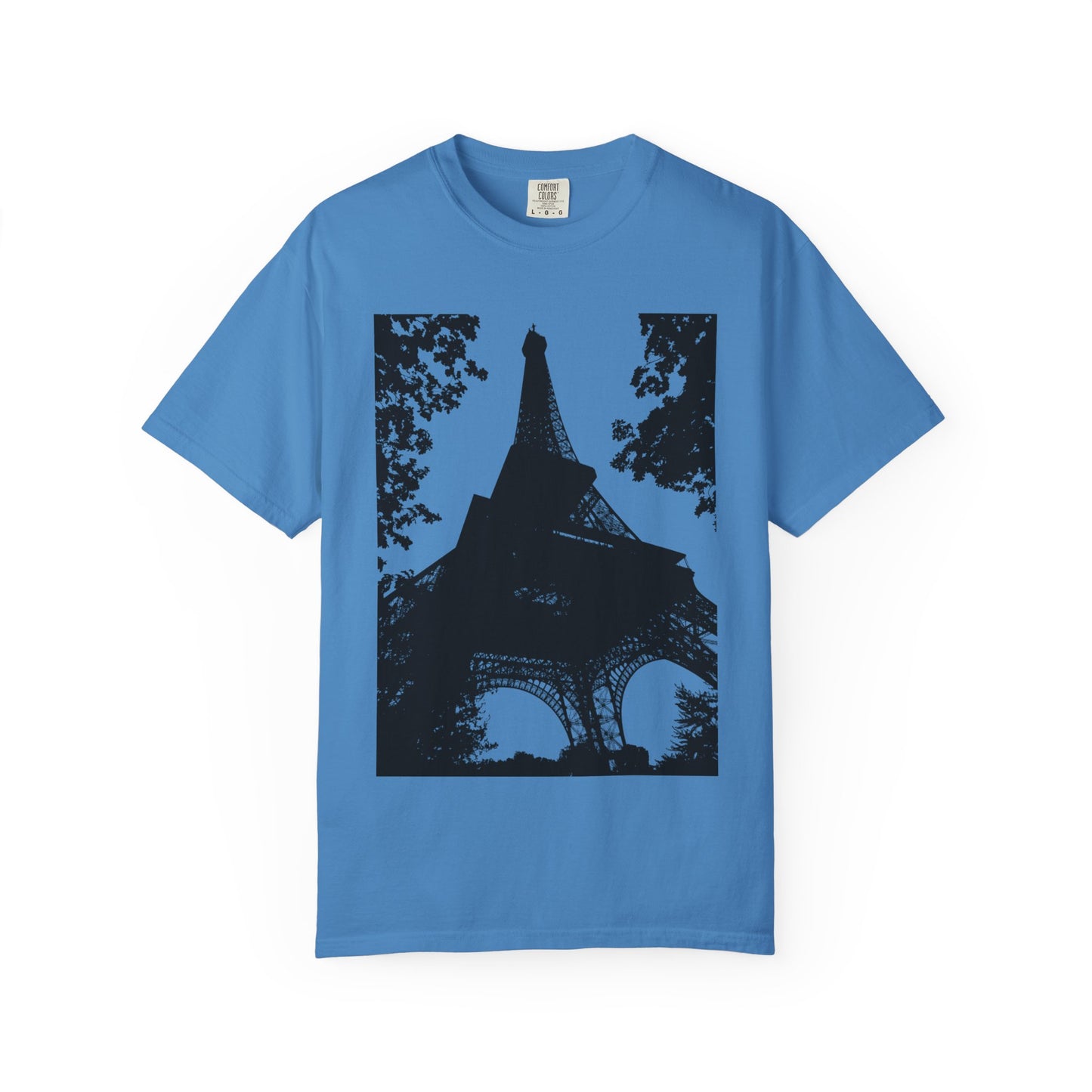 Eiffel Tower Unisex Garment-Dyed T-shirt