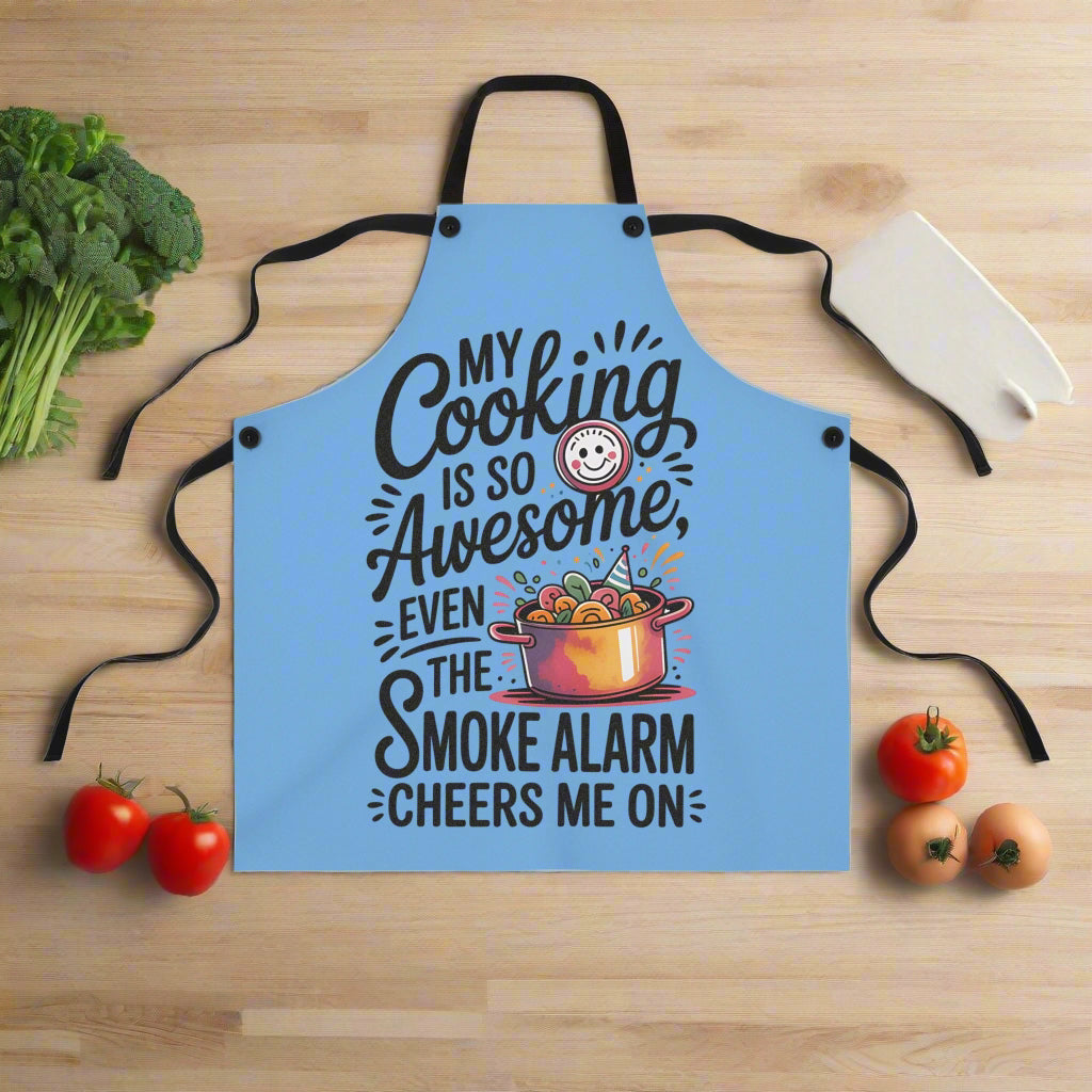 Cheerful Cooking Apron- My Cooking Is So Awesome!