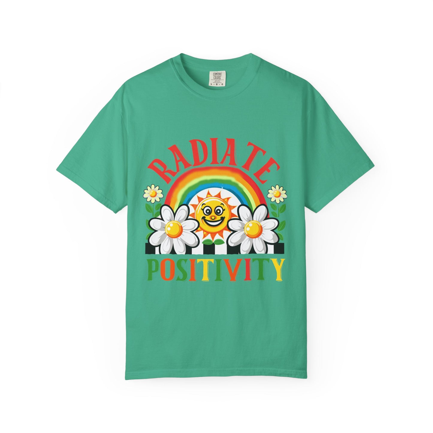 Radiate Positivity Unisex Garment-Dyed T-shirt