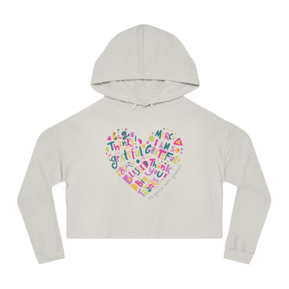 Grateful Women’s Cropped Hooded Sweatshirt