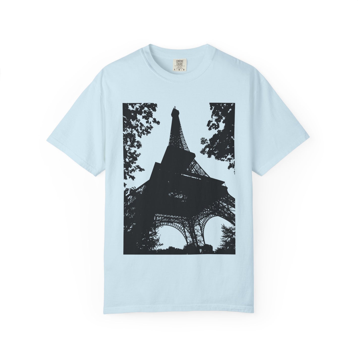 Eiffel Tower Unisex Garment-Dyed T-shirt