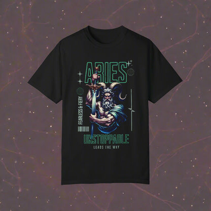 Aries Unisex T-Shirt - Fearless, Unstoppable Zodiac Tee