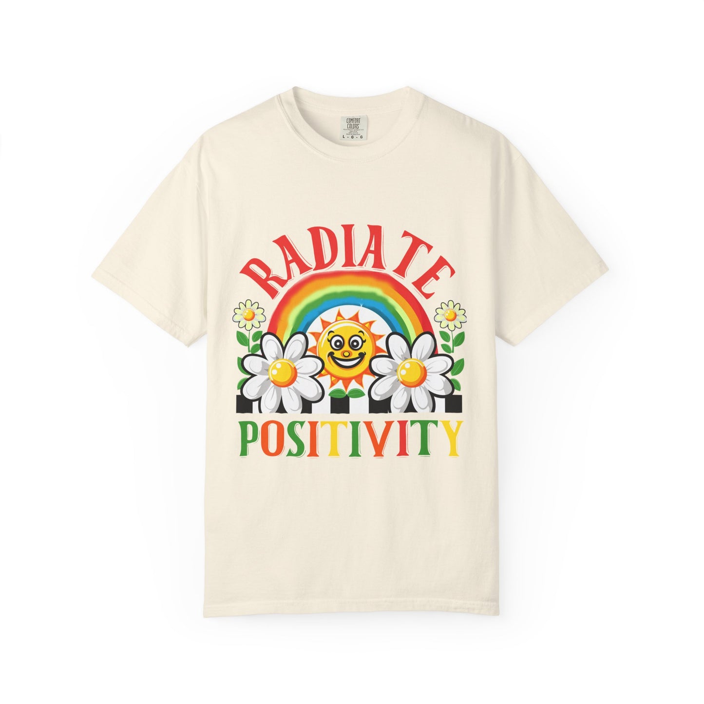 Radiate Positivity Unisex Garment-Dyed T-shirt