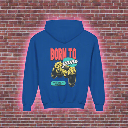 Born to Game Youth Hooded Sweatshirt - Perfect for Gamers