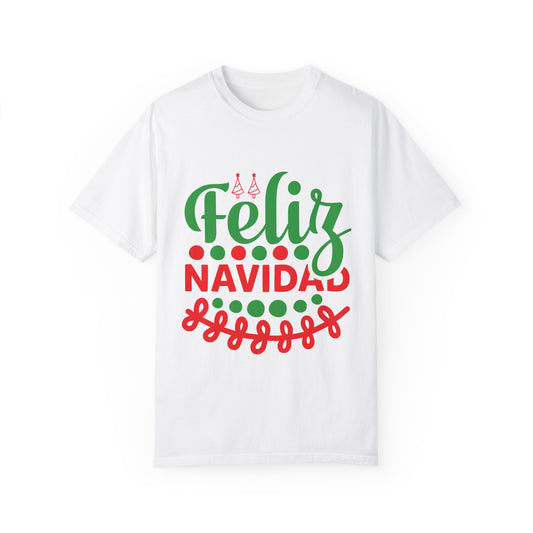 Feliz Navidad Women's Garment-Dyed T-shirt