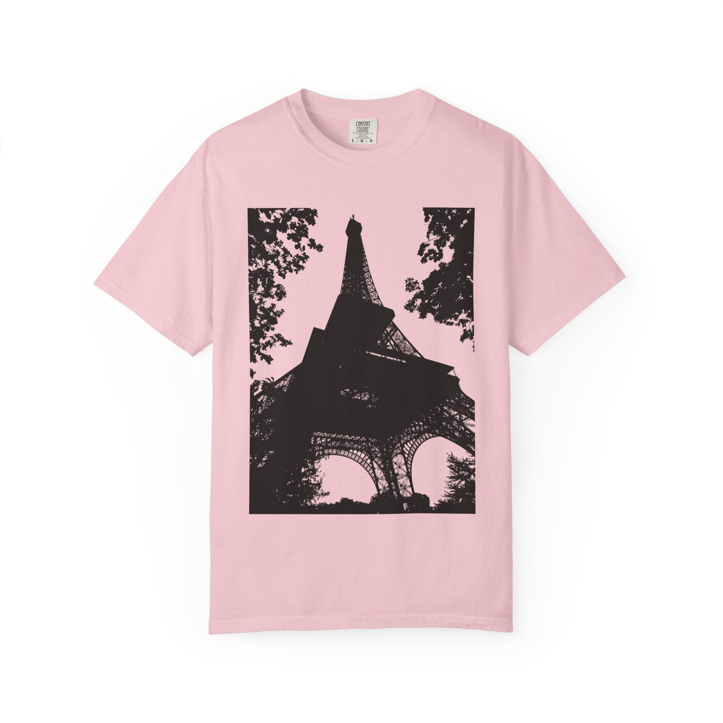 Eiffel Tower Unisex Garment-Dyed T-shirt