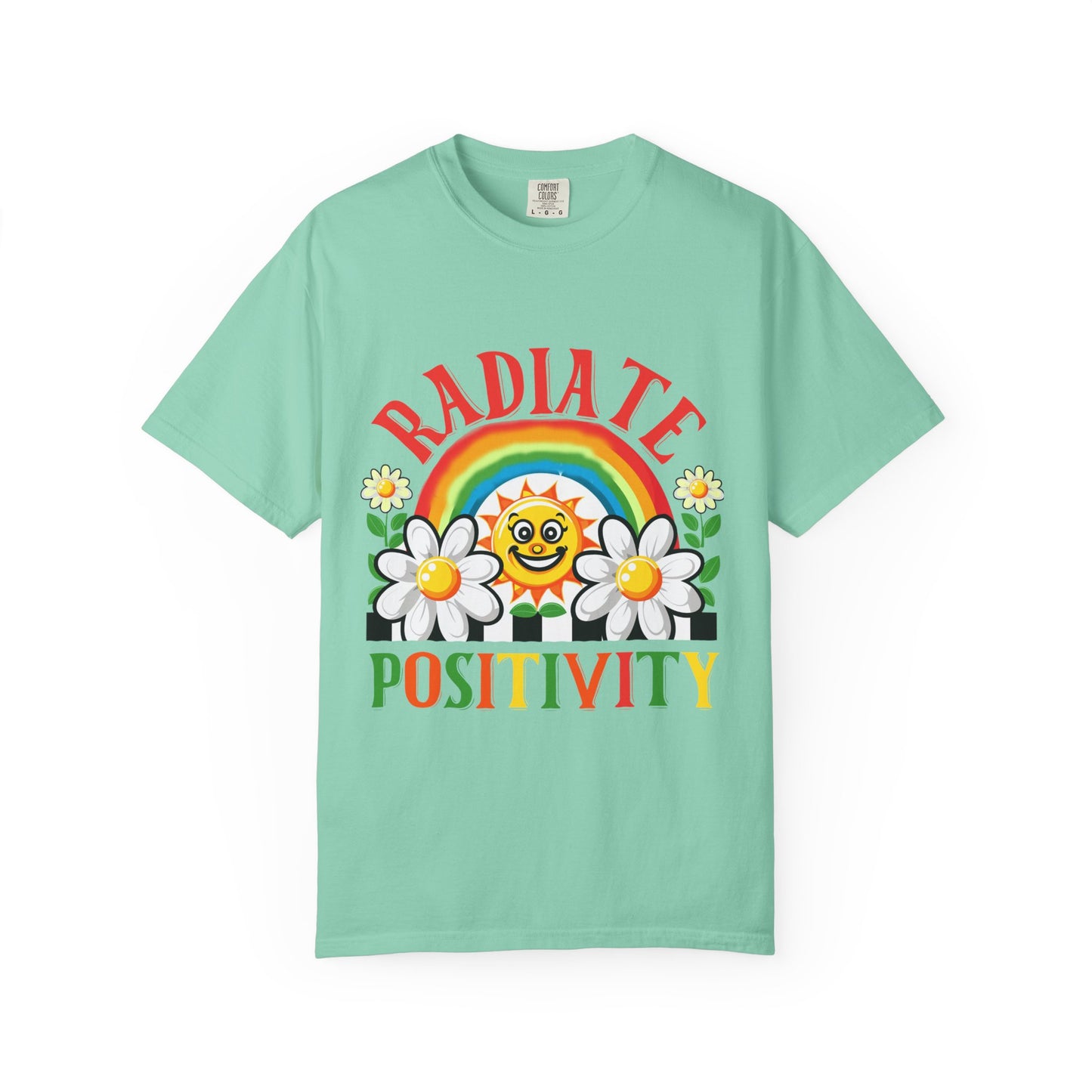 Radiate Positivity Unisex Garment-Dyed T-shirt