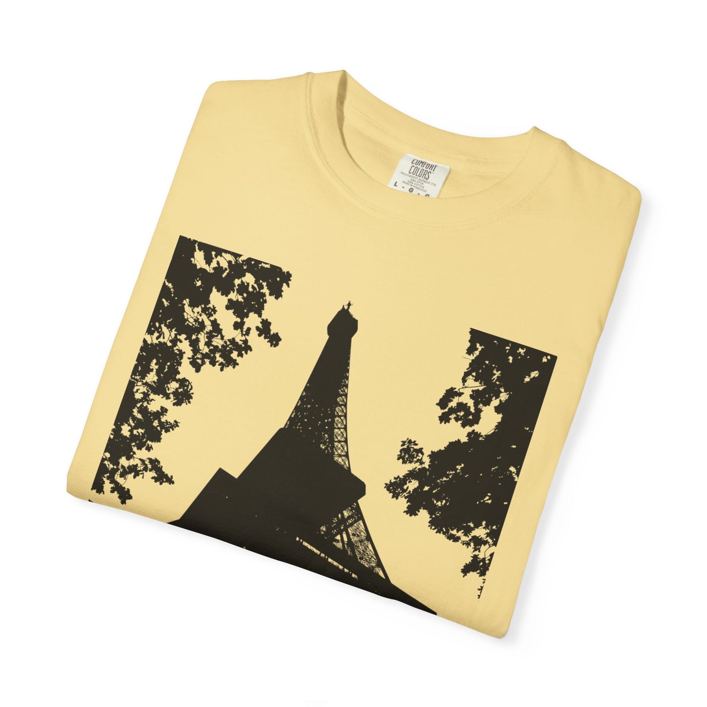 Eiffel Tower Unisex Garment-Dyed T-shirt