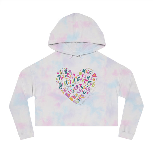 Grateful Women’s Cropped Hooded Sweatshirt