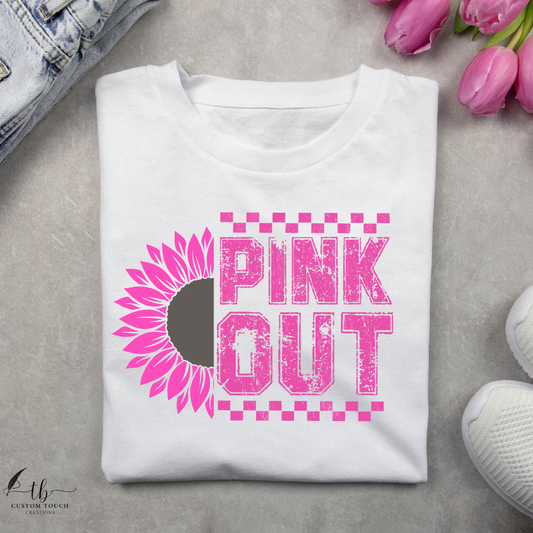 Pink Out Sunflower T-Shirt