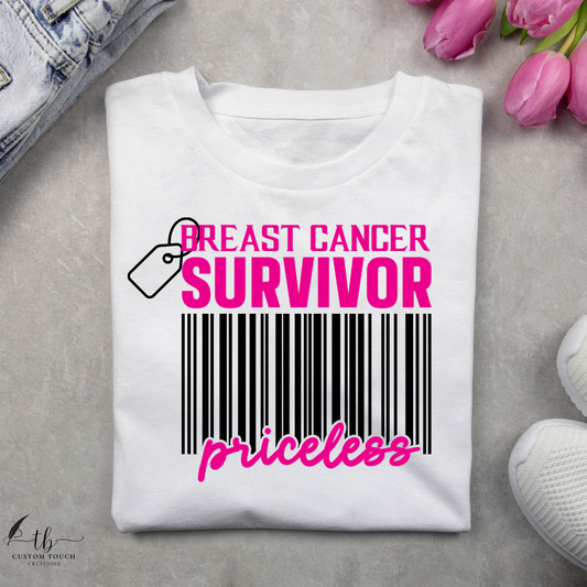 Breast Cancer Survivor Priceless T-Shirt