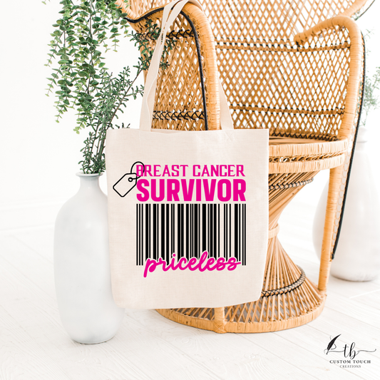Breast Cancer Survivor Tote Bag