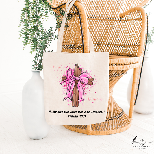 Inspirational Cotton Canvas Tote Bag