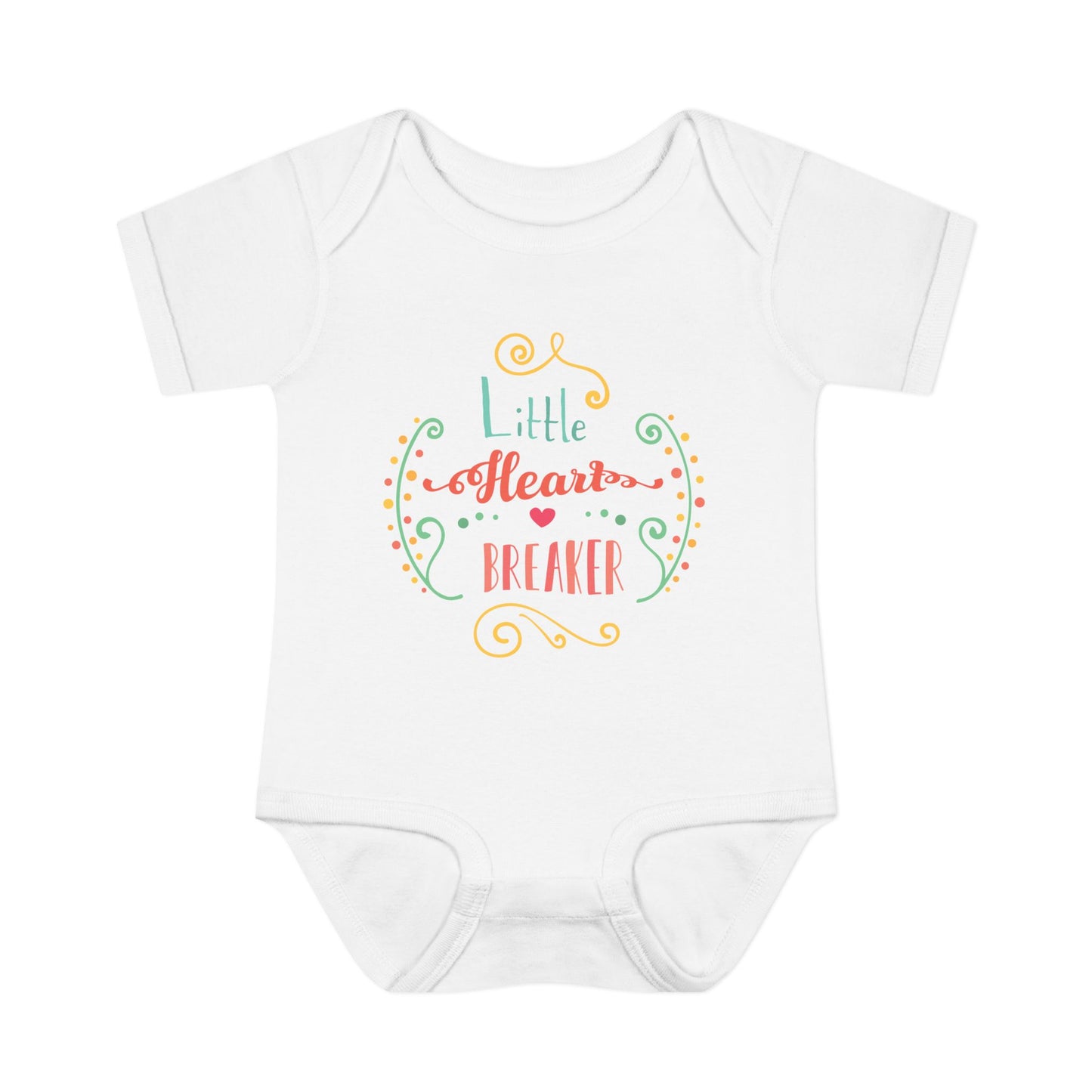 Little Heart Breaker Infant Baby Rib Bodysuit