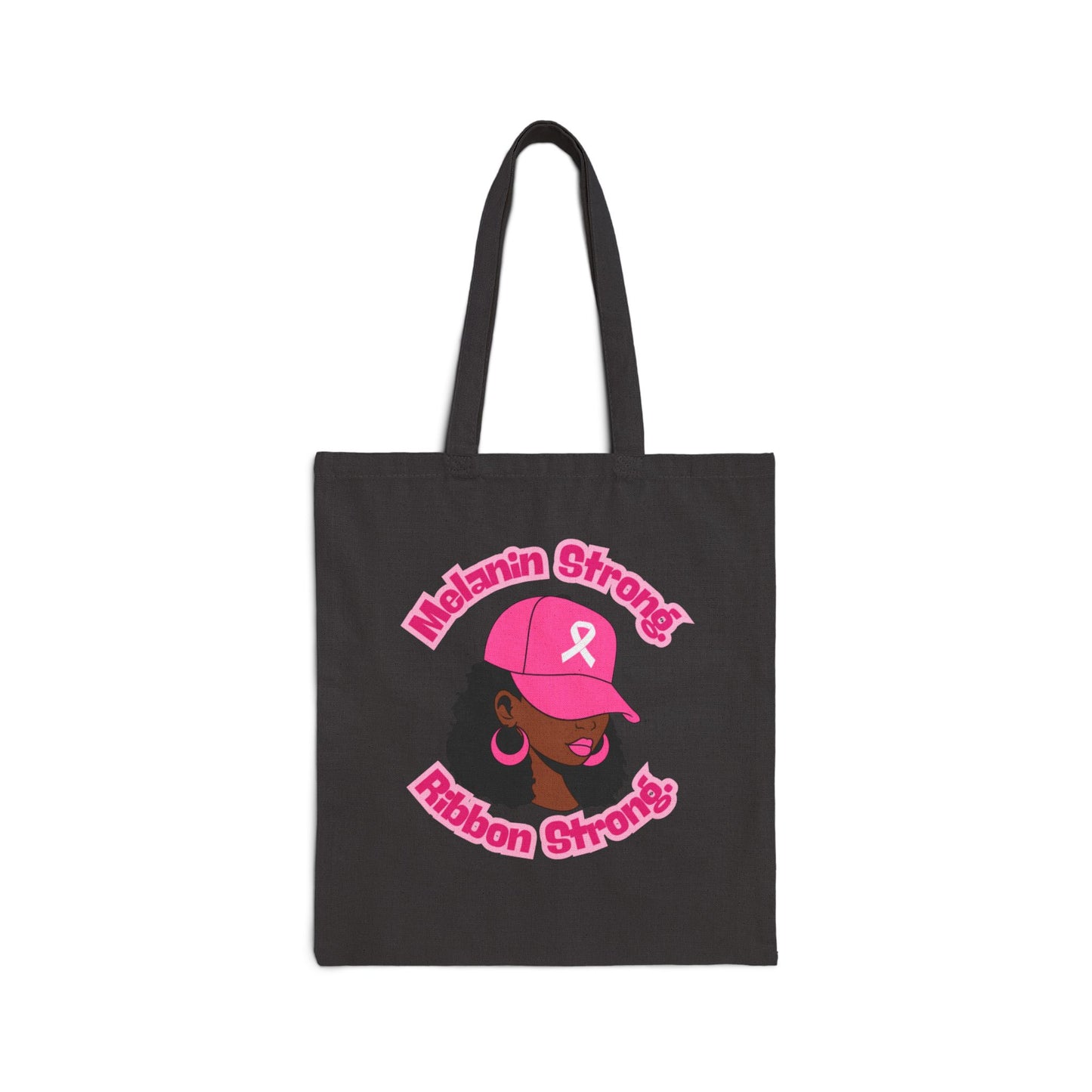 Melanin Strong Cotton Canvas Tote Bag