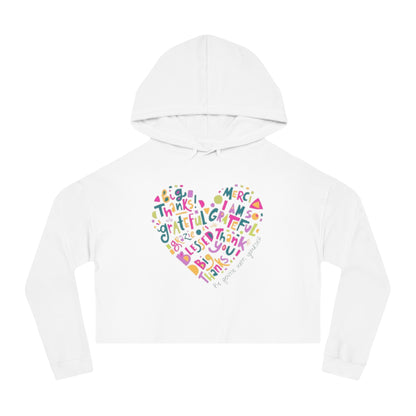 Grateful Women’s Cropped Hooded Sweatshirt