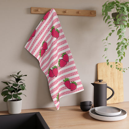 Strawberry Tea Towels (cotton, poly)
