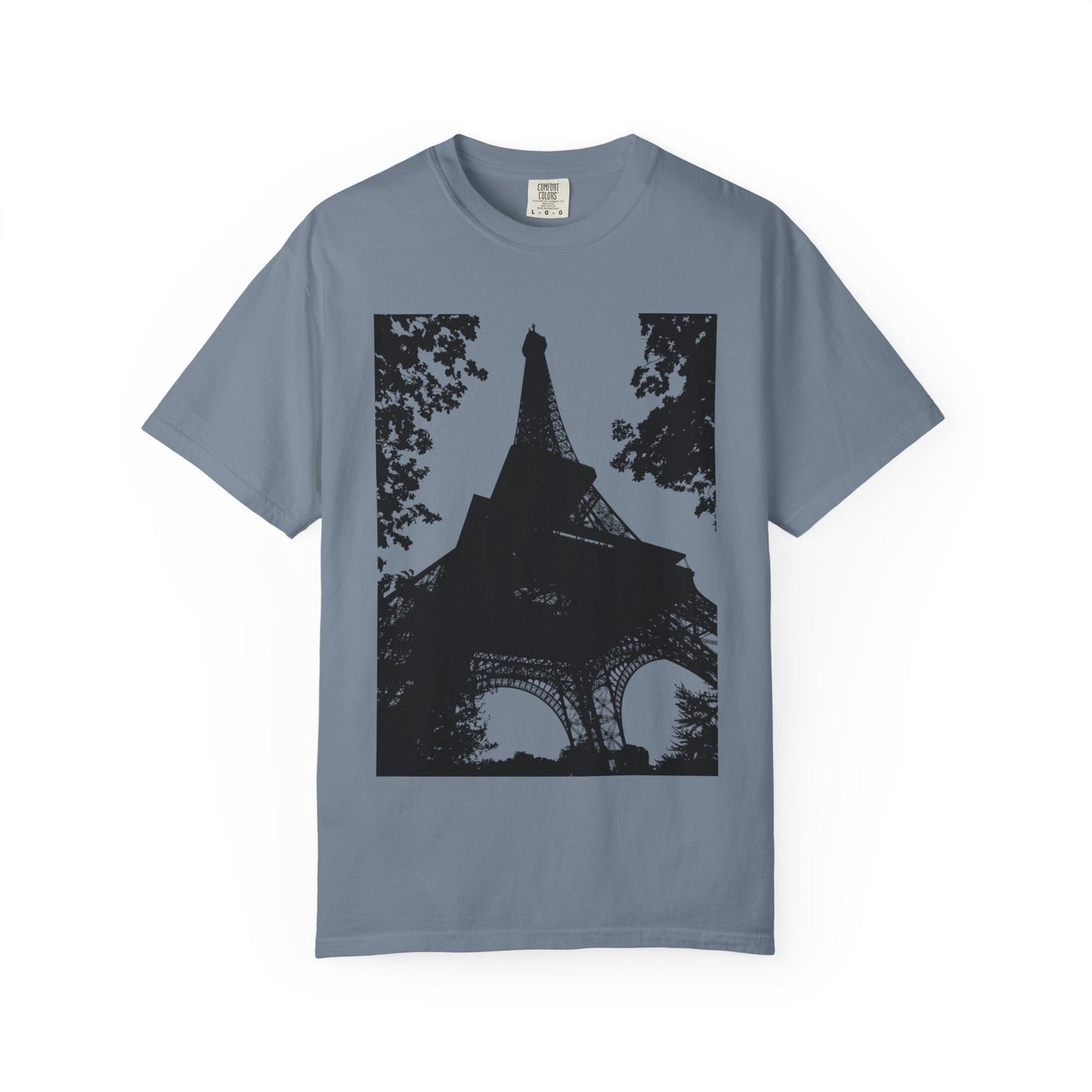 Eiffel Tower Unisex Garment-Dyed T-shirt