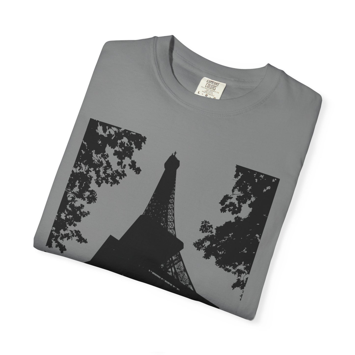 Eiffel Tower Unisex Garment-Dyed T-shirt