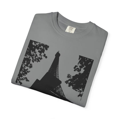 Eiffel Tower Unisex Garment-Dyed T-shirt