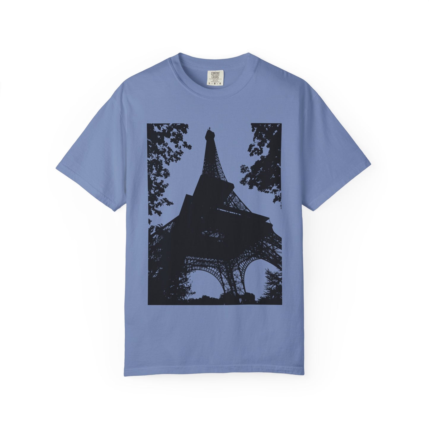 Eiffel Tower Unisex Garment-Dyed T-shirt
