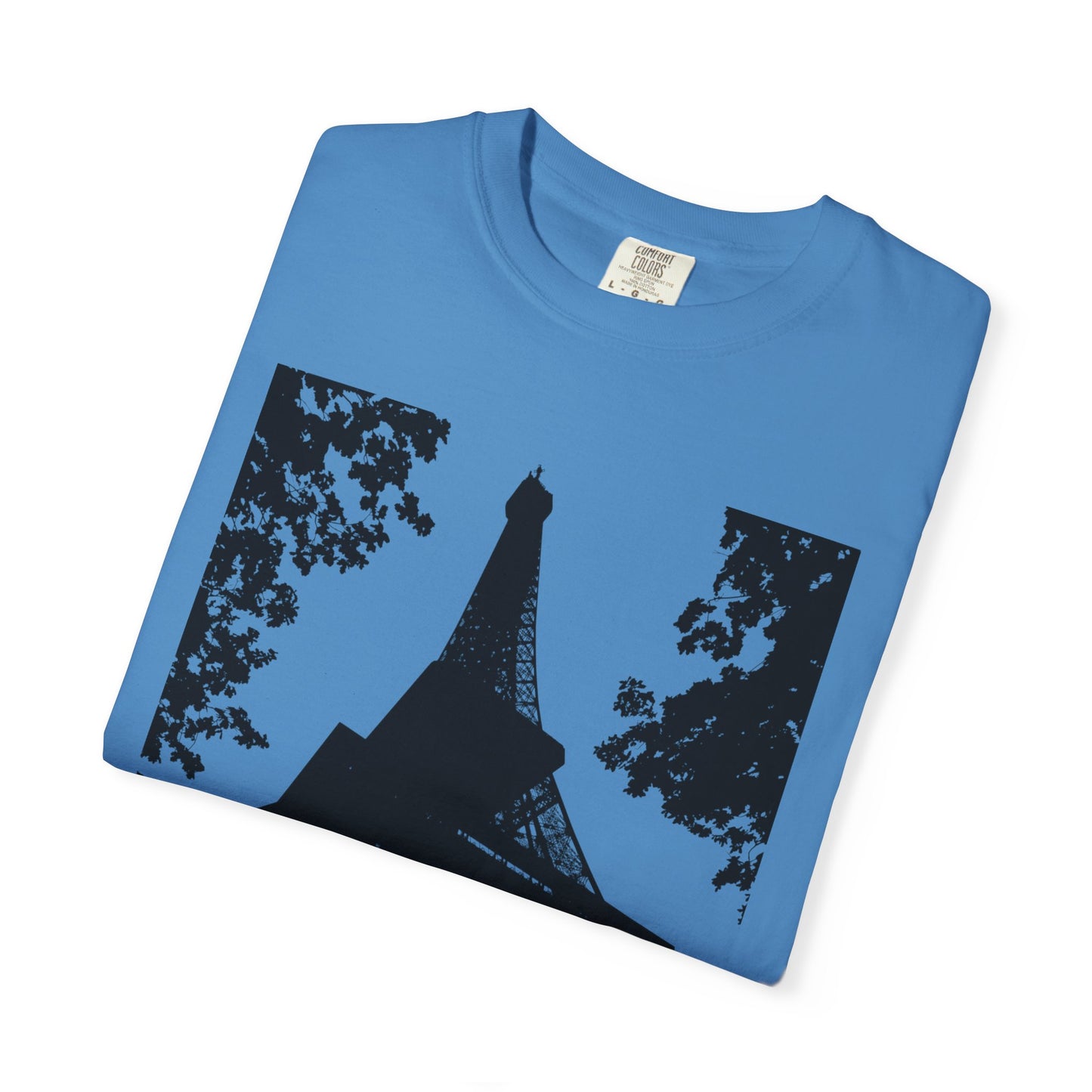 Eiffel Tower Unisex Garment-Dyed T-shirt