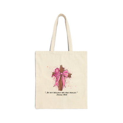 Inspirational Cotton Canvas Tote Bag