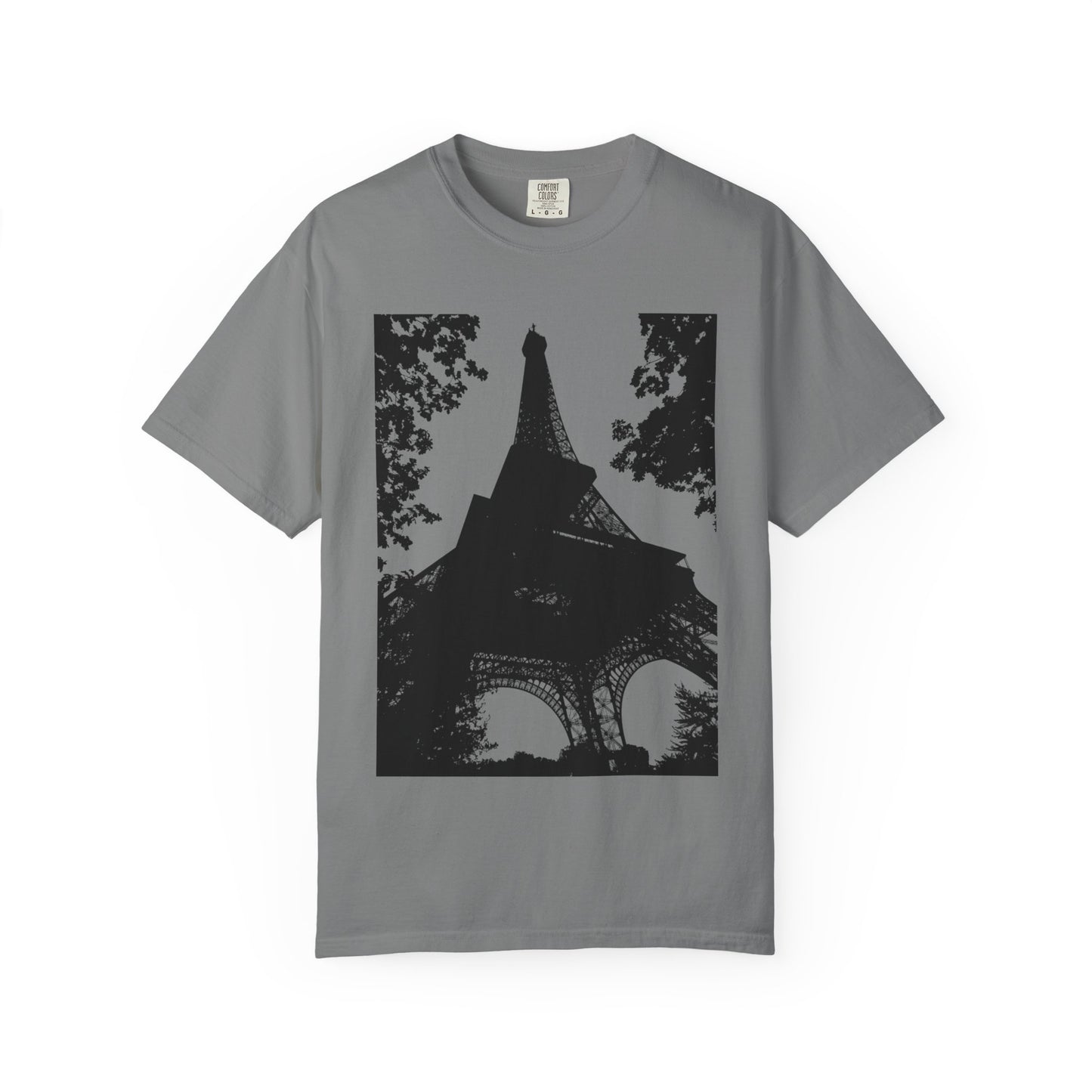 Eiffel Tower Unisex Garment-Dyed T-shirt