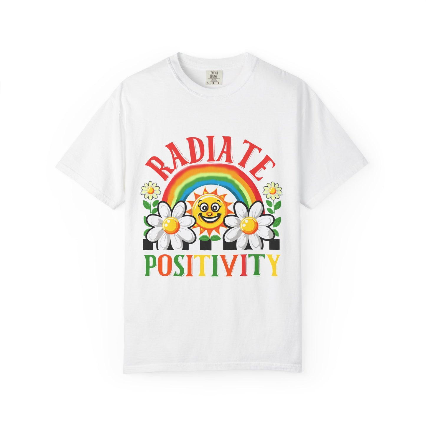 Radiate Positivity Unisex Garment-Dyed T-shirt