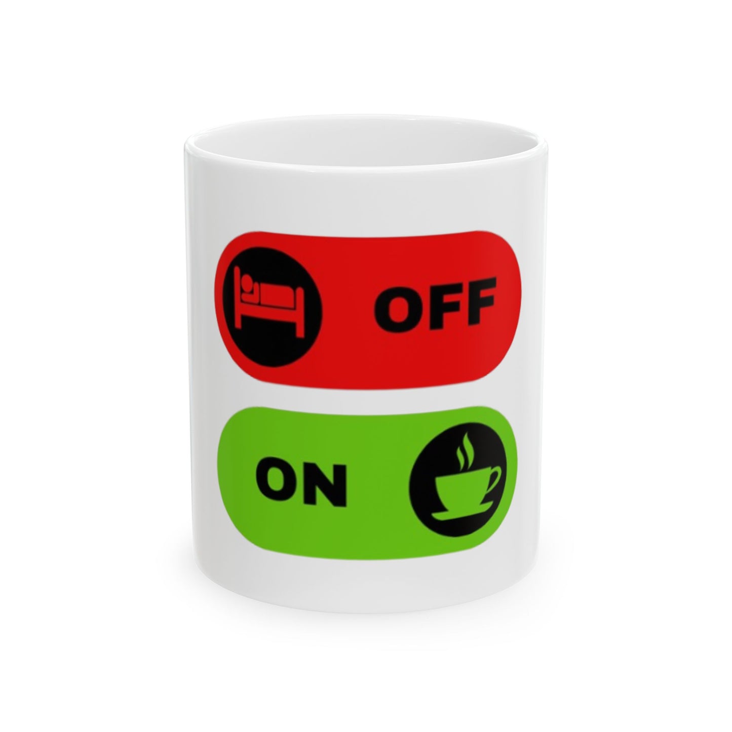 Off On Ceramic Mug, (11oz)