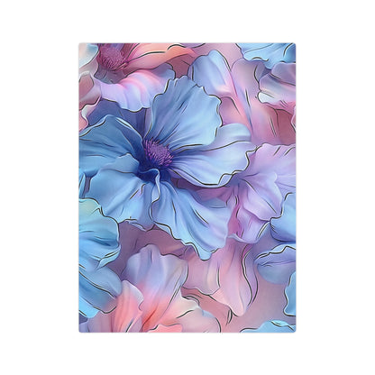 Flower Velveteen Microfiber Blanket