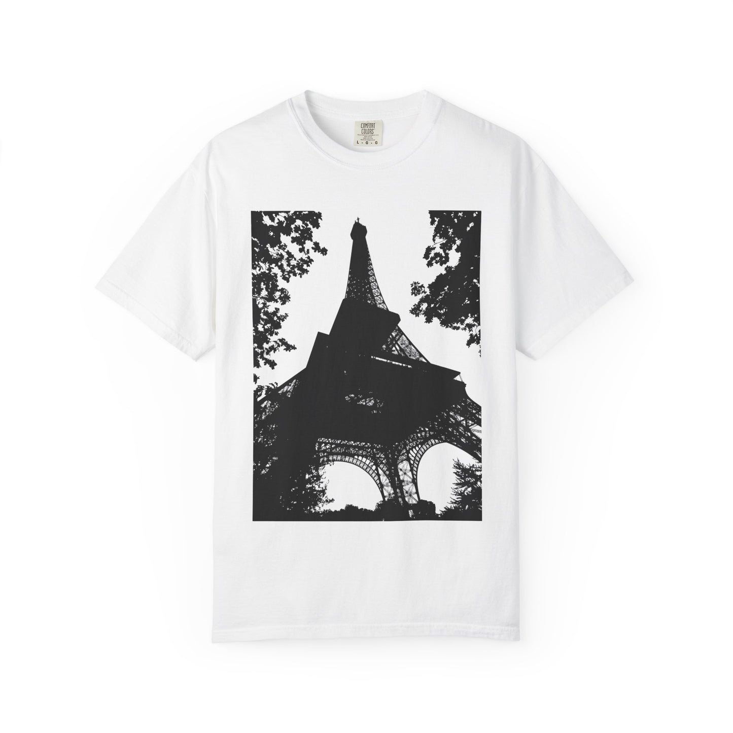 Eiffel Tower Unisex Garment-Dyed T-shirt
