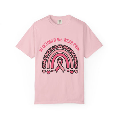 In October We Wear Pink Awareness T-Shirt